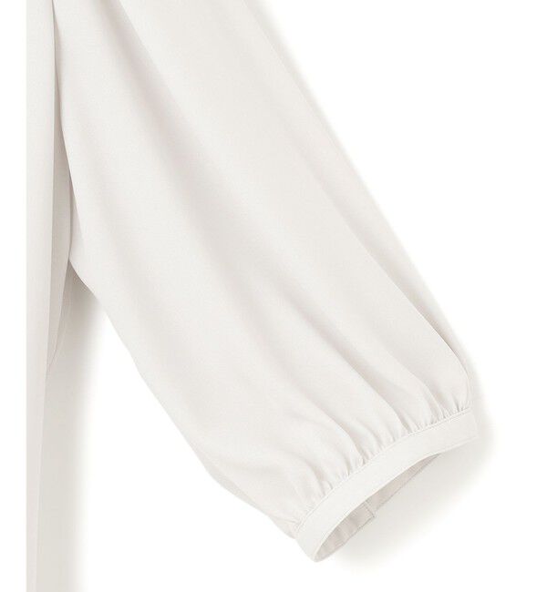 23区「ライトバックサテンアムンゼン ギャザーブラウス」|シャツ・ブラウス|