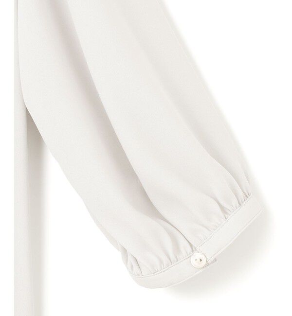 23区「ライトバックサテンアムンゼン ギャザーブラウス」|シャツ・ブラウス|