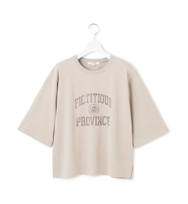 23区「【SLOW/一部店舗限定】MVSコットン ヴィンテージ風 ロゴTEE」|Tシャツ・カットソー|