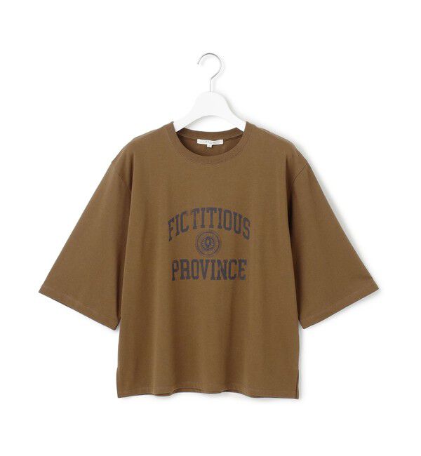 23区「【SLOW/一部店舗限定】MVSコットン ヴィンテージ風 ロゴTEE」|Tシャツ・カットソー|