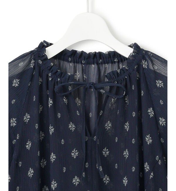 23区「【SLOW/一部店舗限定】クレープ フラワープリント ワンピース」|ワンピース|