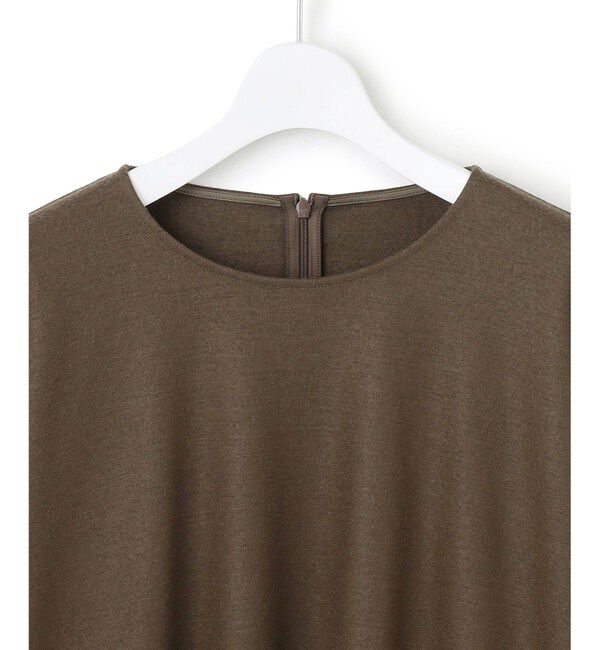 23区「【洗える】ウールミルドジャージー フォルム カットソー」|Tシャツ・カットソー|