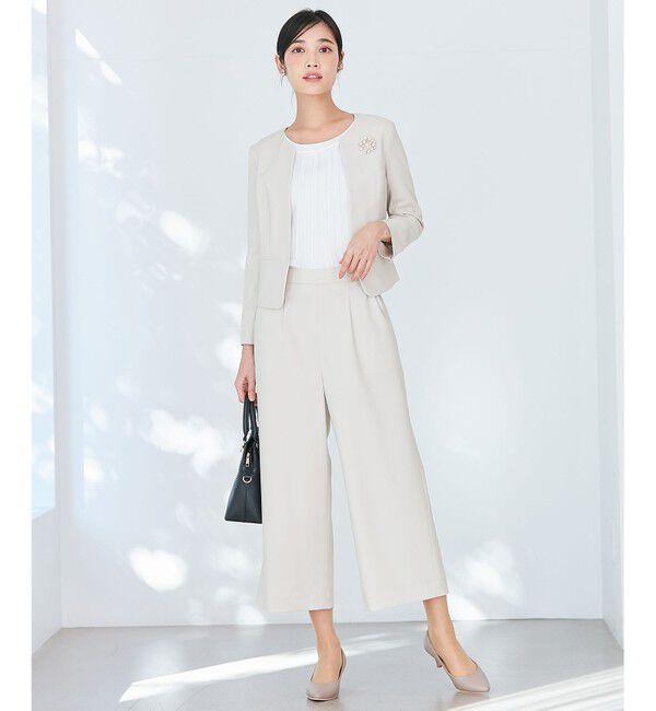 any SiS「【洗える】フロントプリーツシフォンブラウス」|Tシャツ・カットソー|