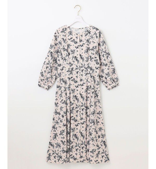 ANY SIS「【美人百花10月号掲載】ドルマンニット&times;プリントワンピース セット」|ドレス|