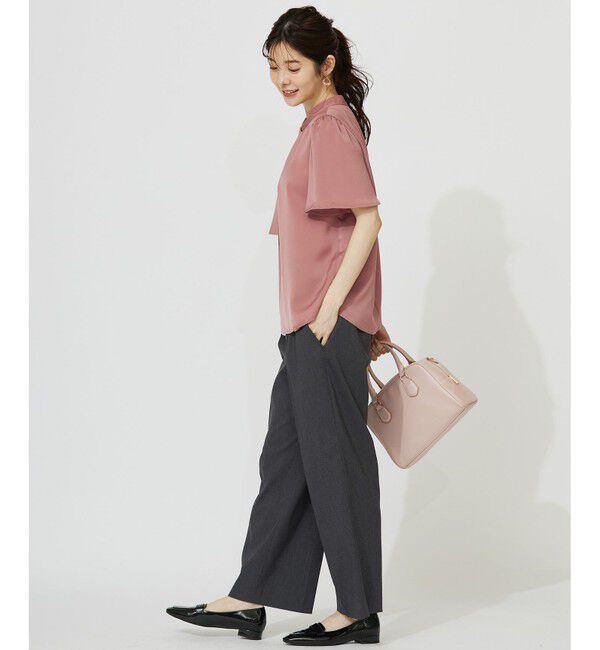 ANY SIS「【洗える】4WAY半袖 ボウブラウス」|シャツ・ブラウス|