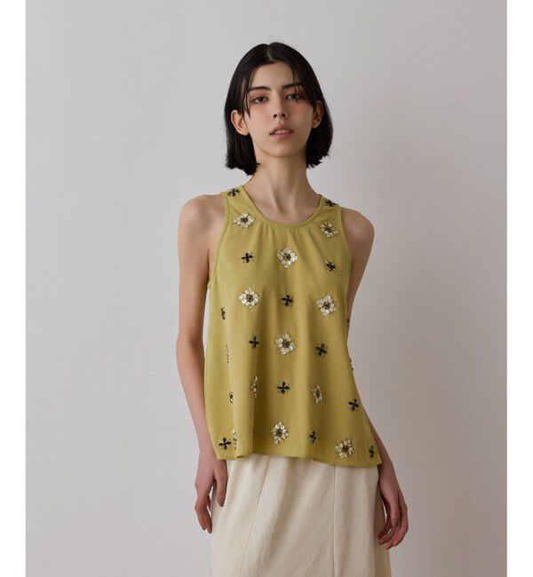 GRACE CONTINENTAL「ビジューノースリーブトップ」|その他|