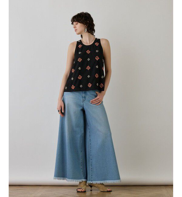 GRACE CONTINENTAL「ビジューノースリーブトップ」|その他|