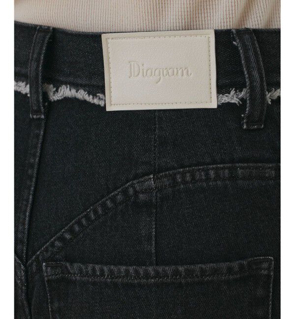 Diagram「ハイウエストバギ－デニム」|デニム|