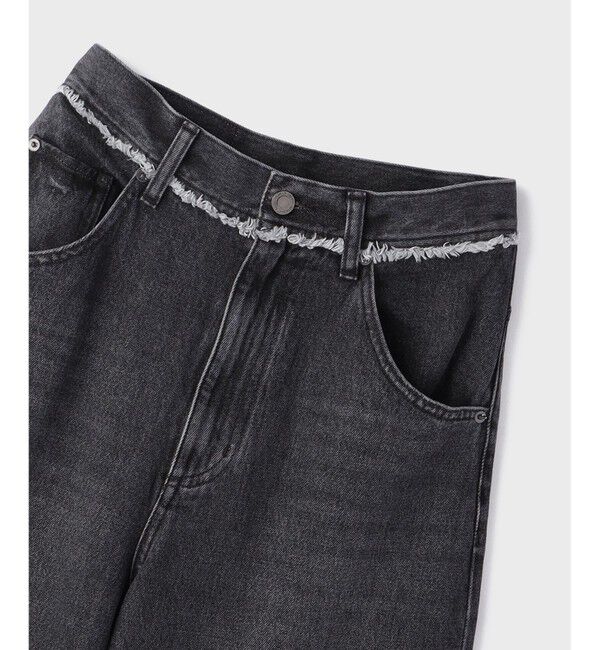 Diagram「ハイウエストバギ－デニム」|デニム|