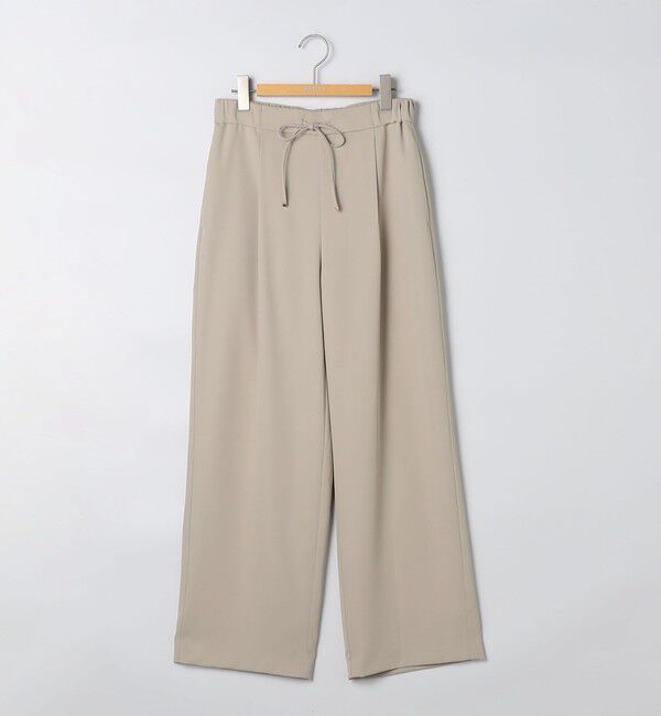 NOLLEY'S sophi「【追加】《オールシーズン対応》ウォッシャブルダブルクロスサテンイージーワイドパンツ」|その他|