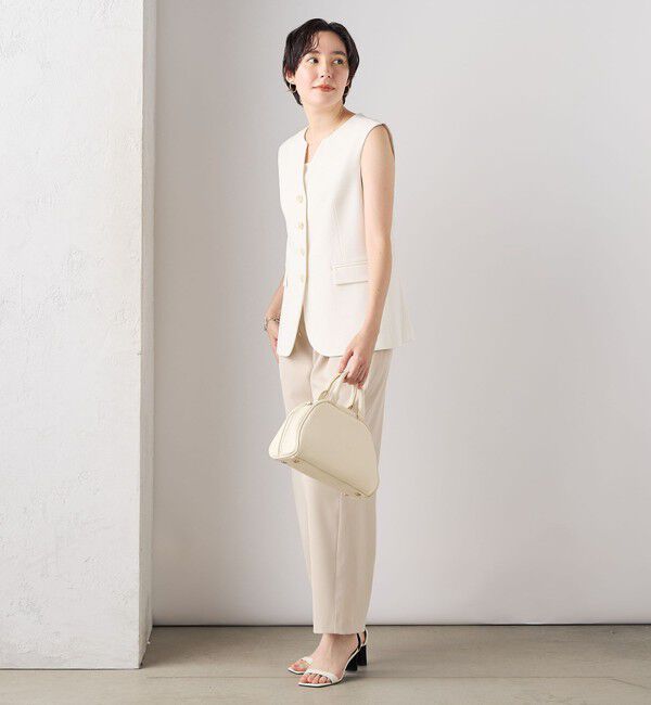 NOLLEY'S sophi「【追加】《オールシーズン対応》ウォッシャブルダブルクロスサテンイージーワイドパンツ」|その他|