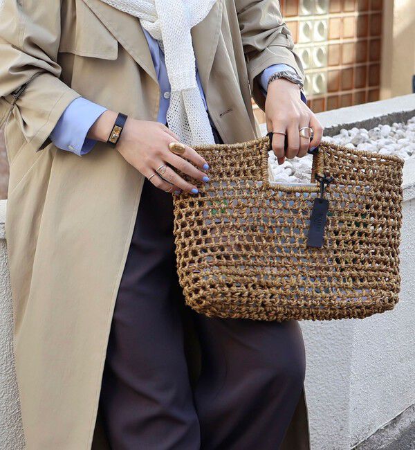 NOLLEY'S「【BAGMATI/ バグマティ】ラフィアかごバッグ【PR林☆別注アイテム】」|かごバッグ|