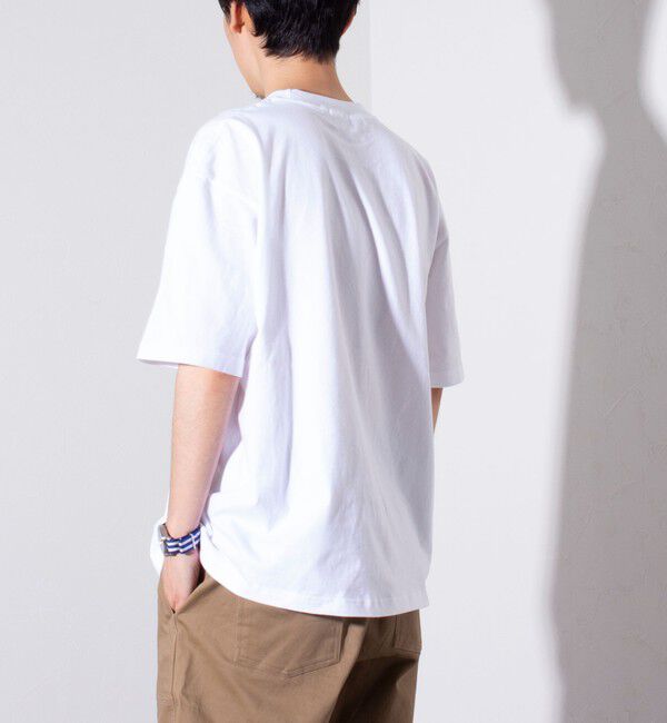 GLOSTER「【新柄追加】【GLOSTER/グロスター】DOG&CAT 犬猫プリントTシャツ」|Tシャツ・カットソー|