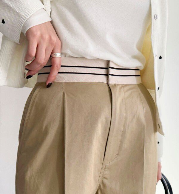fredy emue「チノマーベルトパンツ」|チノ|