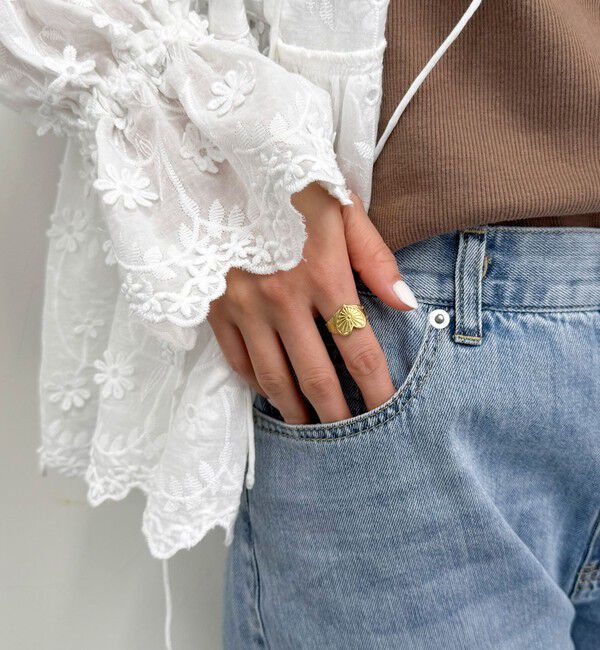 fredy emue「【chibi jewels/チビ・ジュエルズ】ハートコンチョリング」|リング|