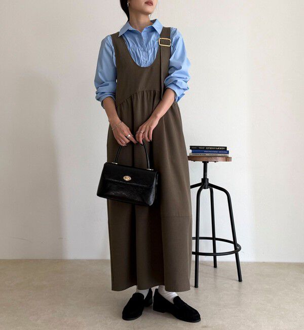 fredy emue「ウール調ジャンスカ」|ワンピース|