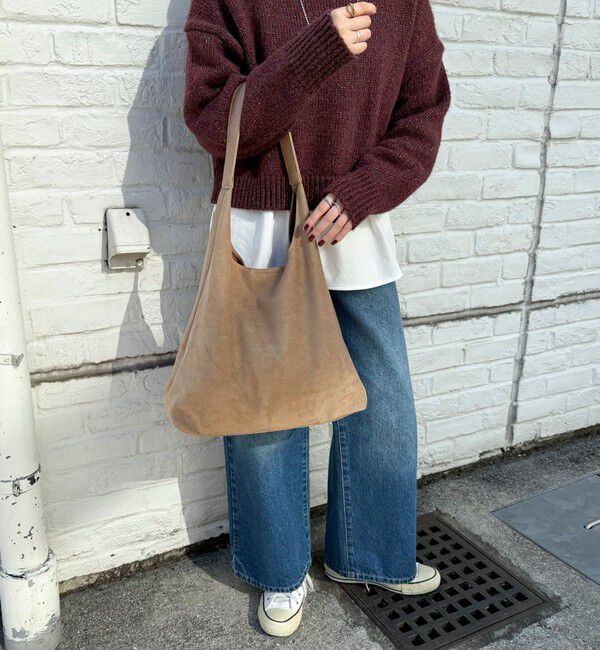 fredy emue「フェイクスエードトライアングルバッグ」|トートバッグ|