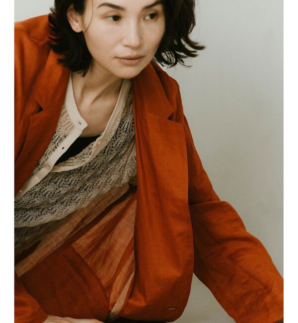 SALON adam et rope'「ラミーシアージャケット［UVケア・洗える・サイズ展開・今から秋まで］」|テーラードジャケット|