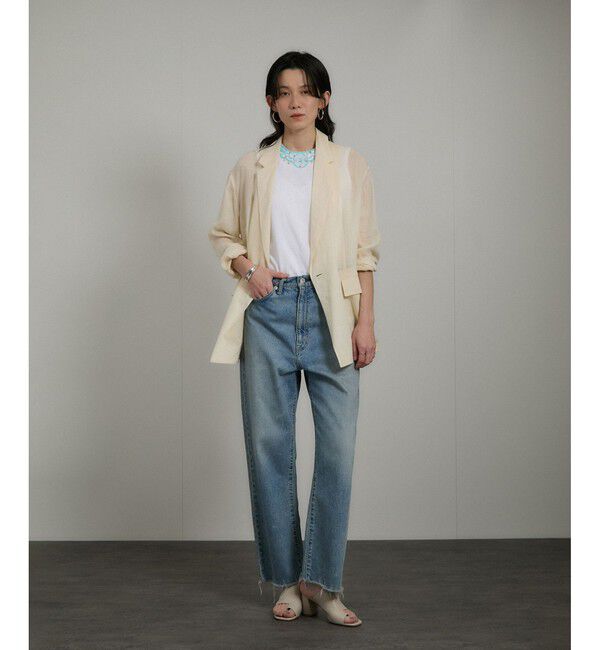 SALON adam et rope'「ラミーシアージャケット［UVケア・洗える・サイズ展開・今から秋まで］」|テーラードジャケット|