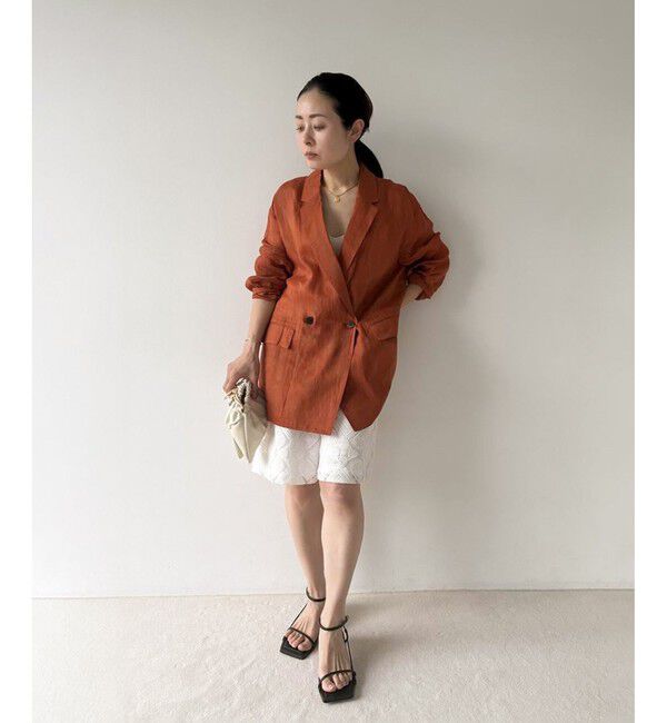 SALON adam et rope'「ラミーシアージャケット［UVケア・洗える・サイズ展開・今から秋まで］」|テーラードジャケット|