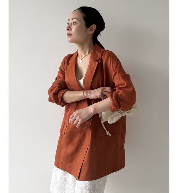 SALON adam et rope'「ラミーシアージャケット［UVケア・洗える・サイズ展開・今から秋まで］」|テーラードジャケット|