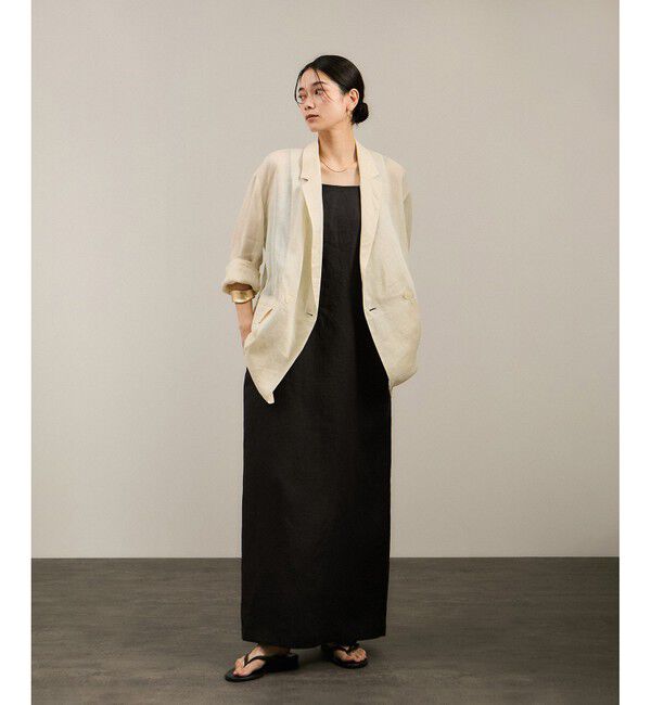 SALON adam et rope'「ラミーシアージャケット［UVケア・洗える・サイズ展開・今から秋まで］」|テーラードジャケット|