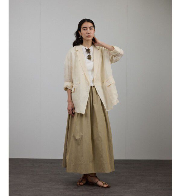 SALON adam et rope'「ラミーシアージャケット［UVケア・洗える・サイズ展開・今から秋まで］」|テーラードジャケット|