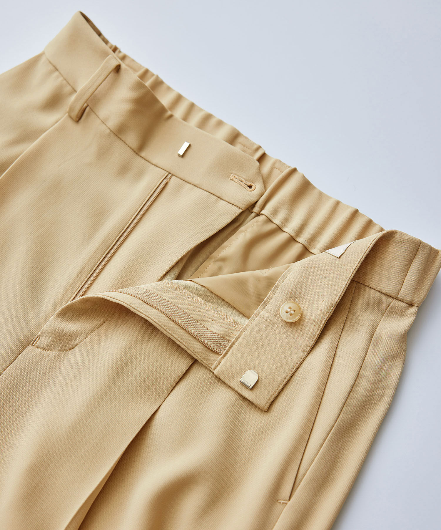 ROPE「トリアセバックサテンワイドパンツ/セットアップ対応【メディア掲載】」|その他|