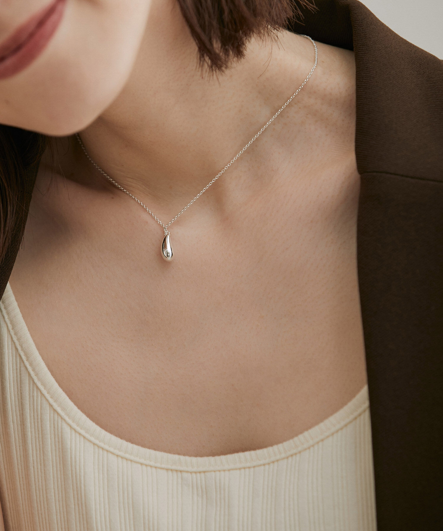 VIS「メタルドロップネックレス」|ネックレス|