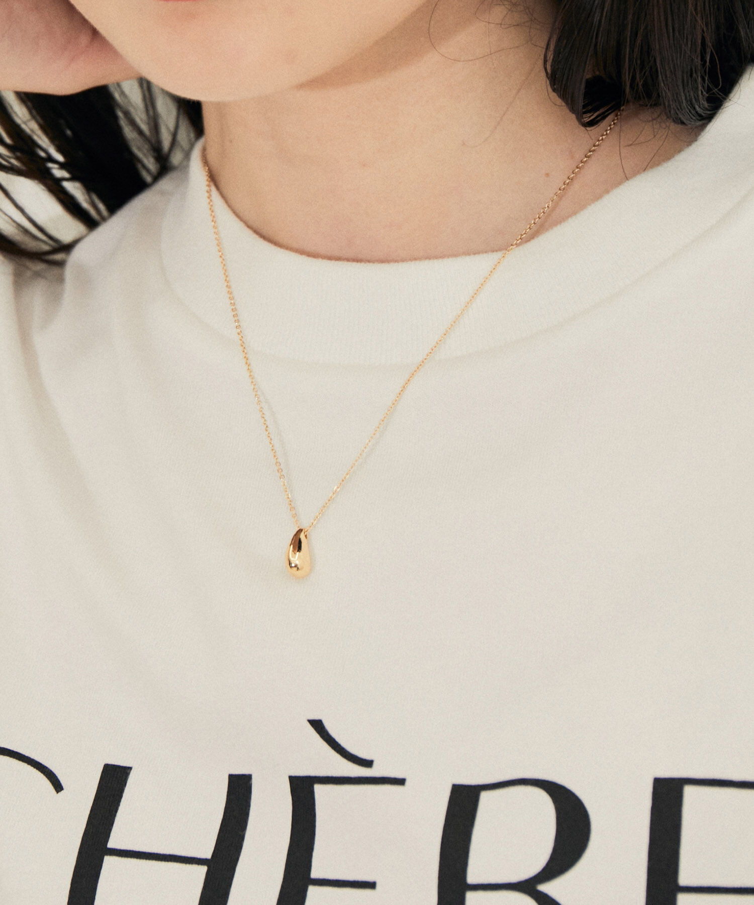 VIS「メタルドロップネックレス」|ネックレス|