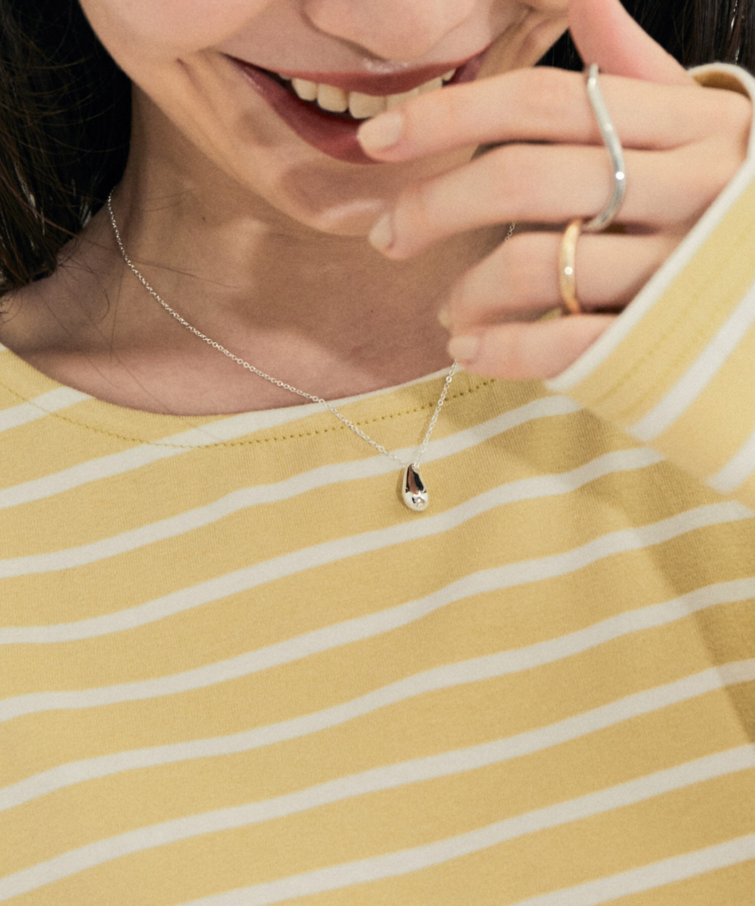 VIS「メタルドロップネックレス」|ネックレス|