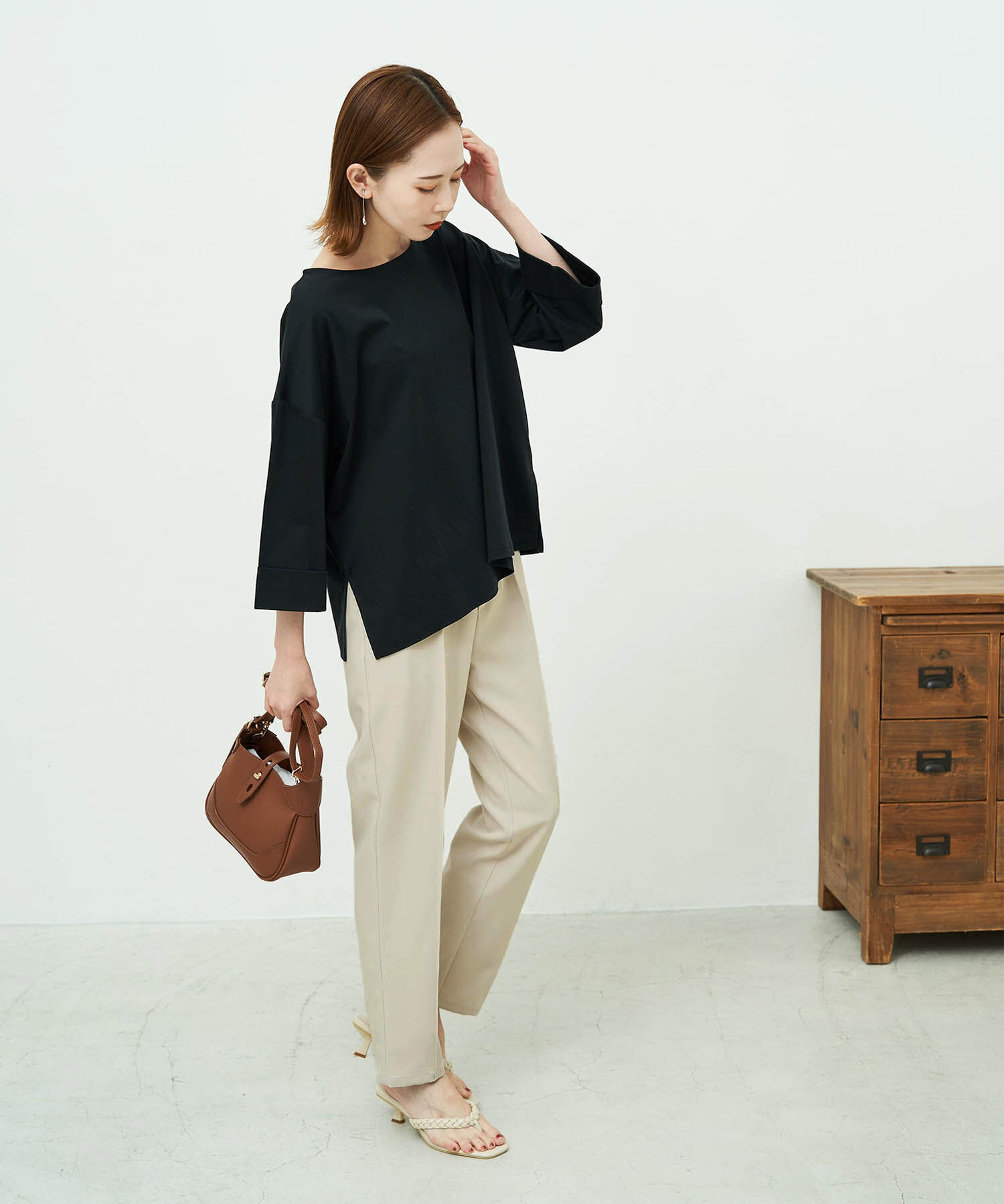 Rope&rsquo;Picnic「ステファニージョグパンツ」|チノ|