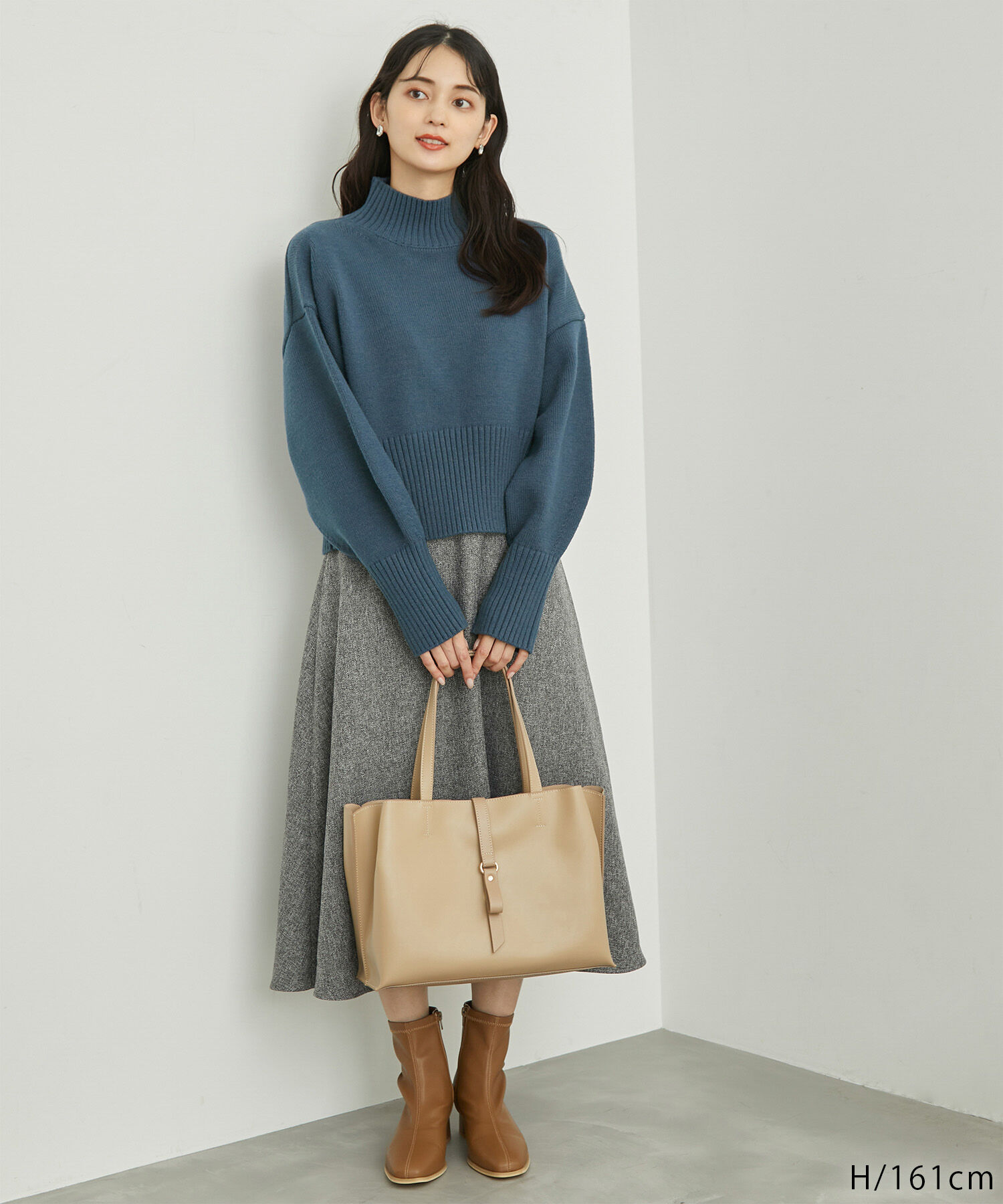 Rope&rsquo;Picnic「【CM着用商品】スタイルアップが叶うクロップドカラフルニット」|ニット・セーター|