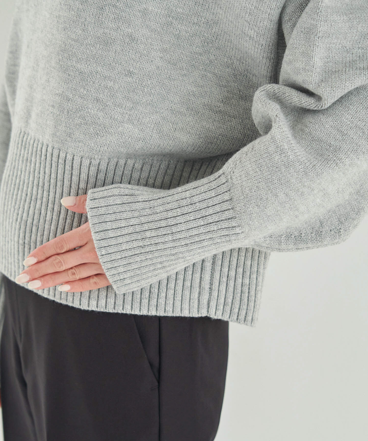 Rope&rsquo;Picnic「【CM着用商品】スタイルアップが叶うクロップドカラフルニット」|ニット・セーター|