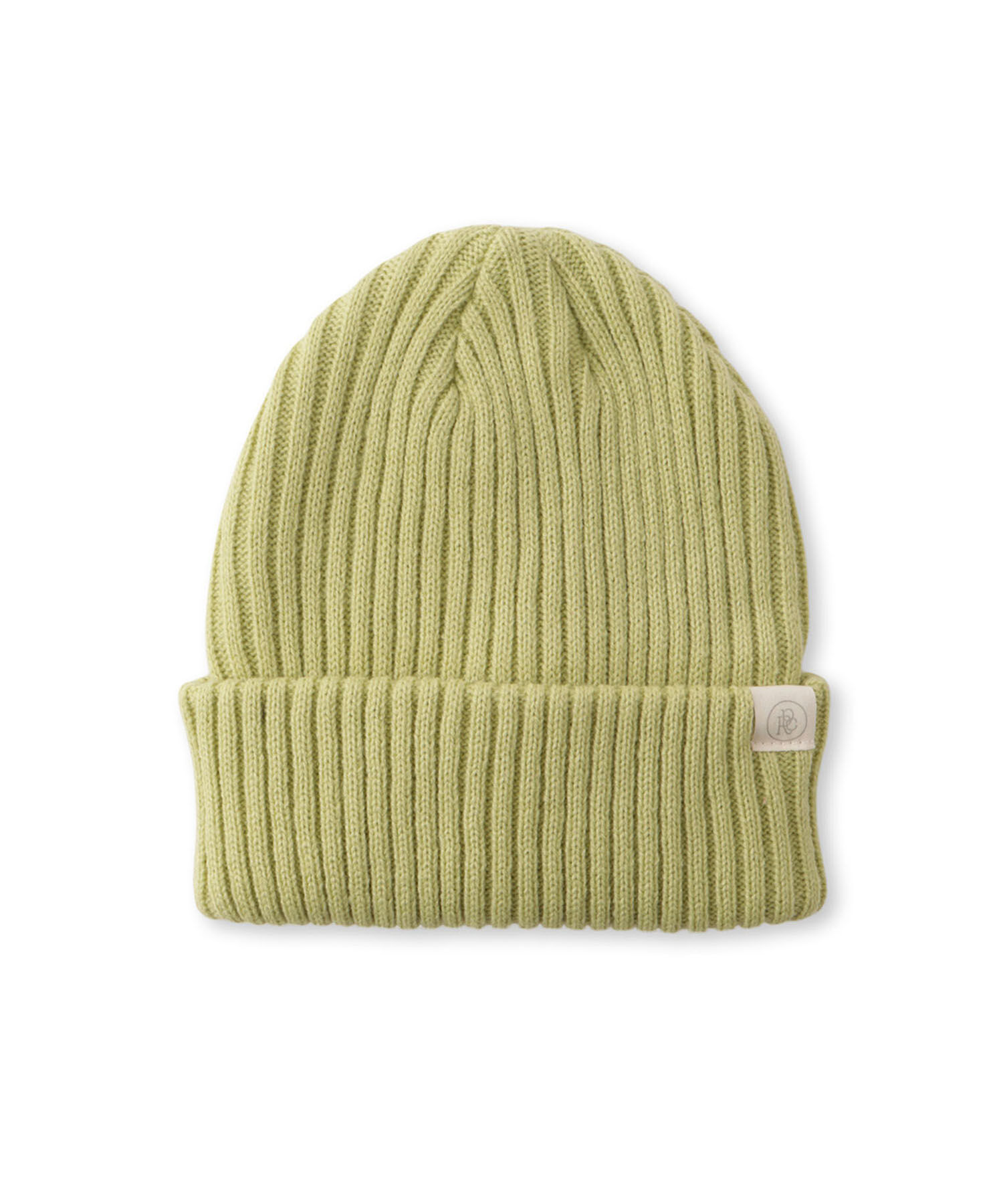 ROPE PICNIC PASSAGE「リブニットワッチ」|ニット帽|ライトグリーン(33)