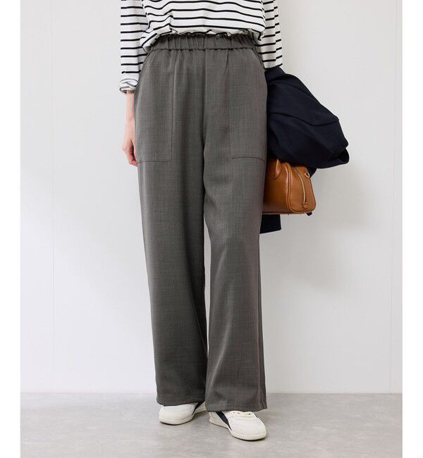 Rope&rsquo;Picnic「ドロストリラックスイージーワイドパンツ」|チノ|