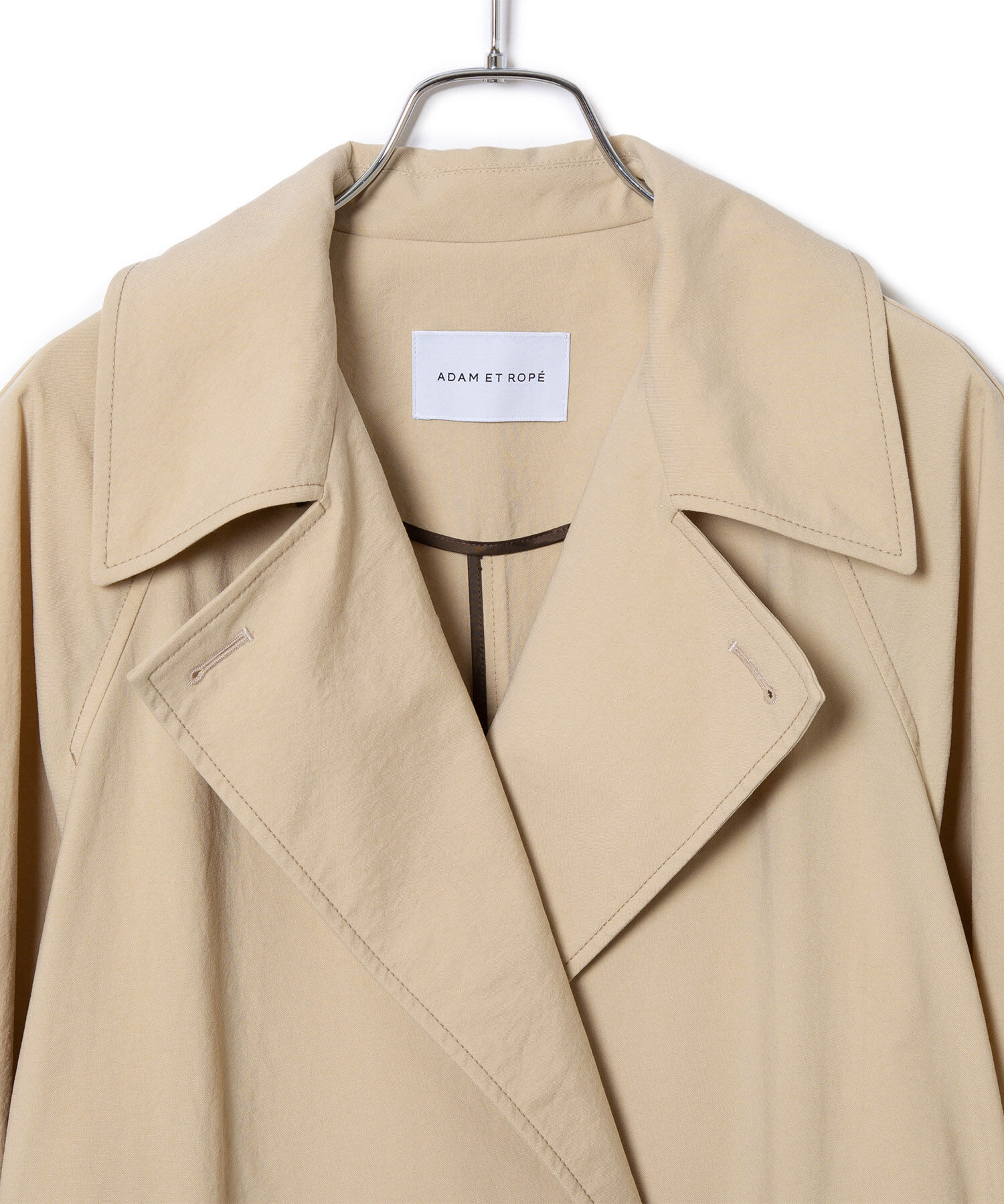 ADAM ET ROPE'「【環境配慮】ファンクショントレンチコート」|トレンチコート|
