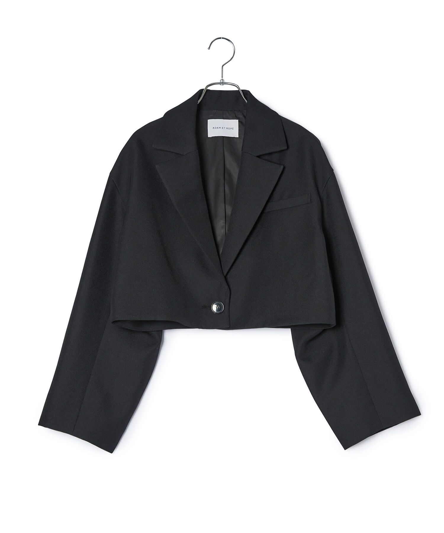 ADAM ET ROPE'「【サステナブル】ワイドスリーブショートジャケット」|テーラードジャケット|