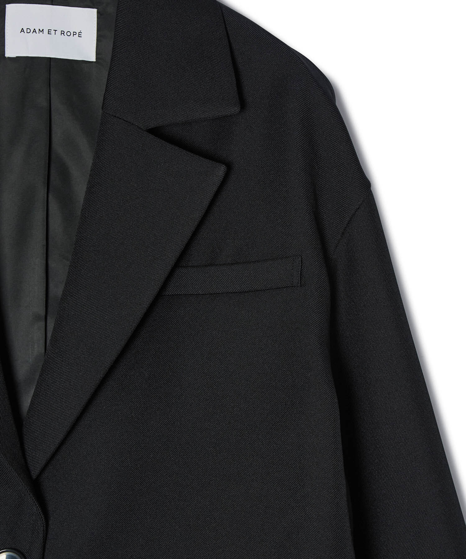 ADAM ET ROPE'「【サステナブル】ワイドスリーブショートジャケット」|テーラードジャケット|