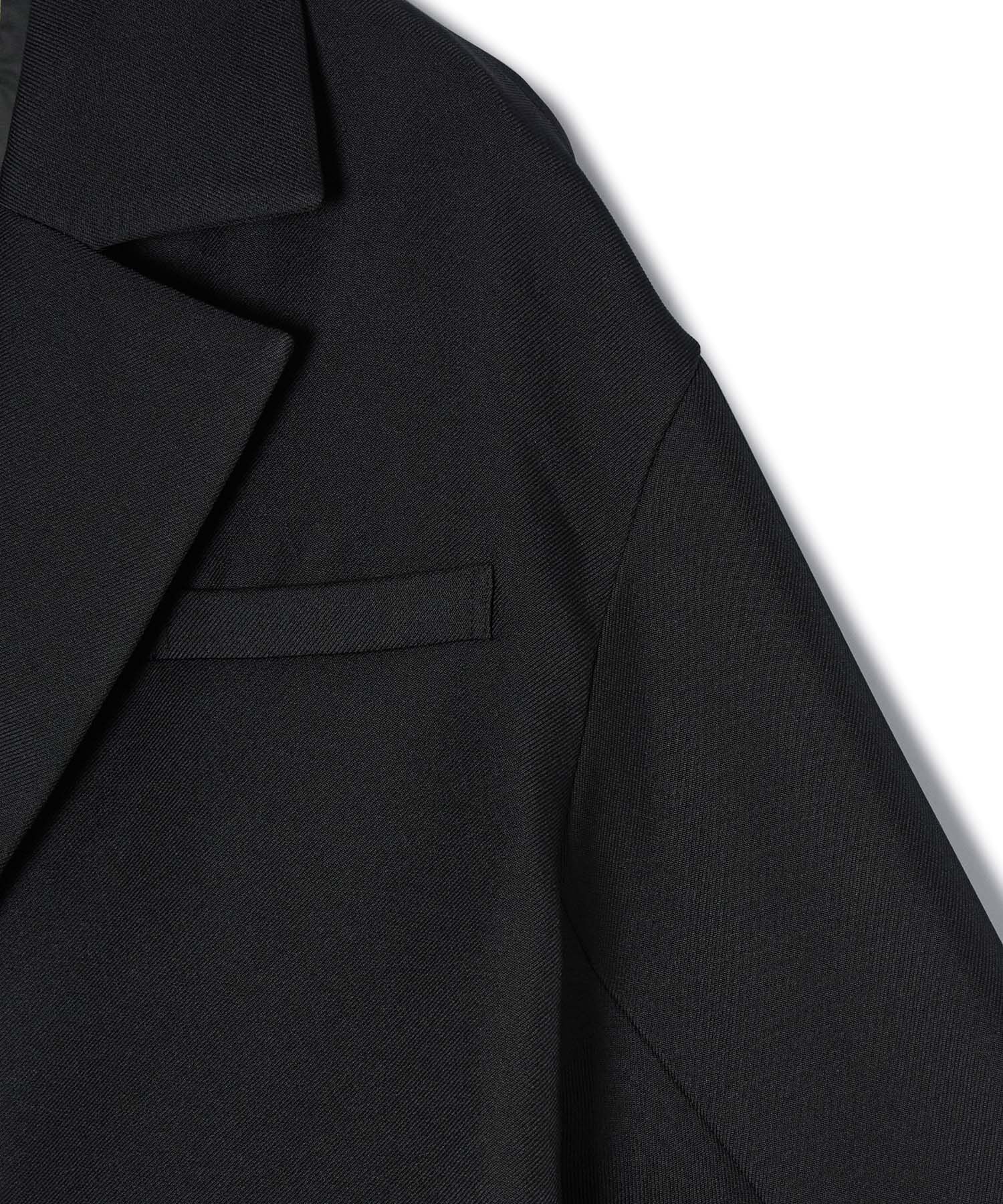 ADAM ET ROPE'「【サステナブル】ワイドスリーブショートジャケット」|テーラードジャケット|