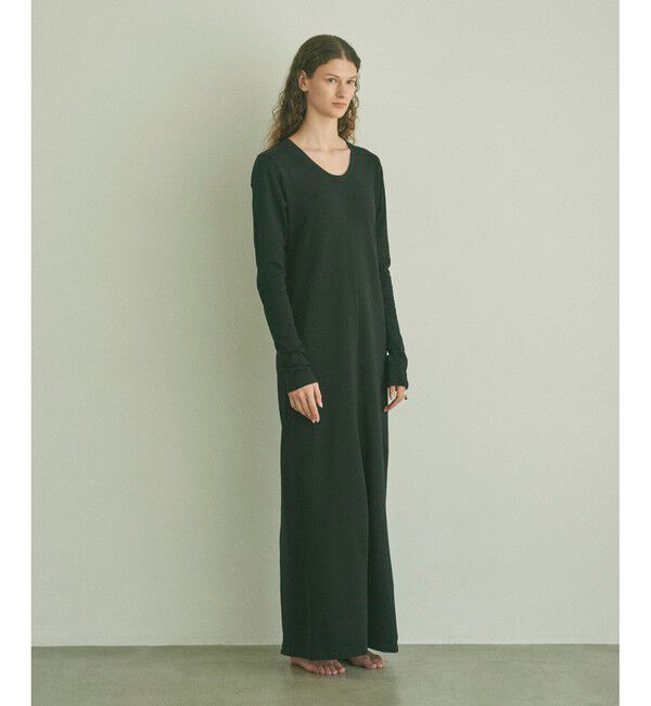 ADAM ET ROPE'「【EMOELLE】ミニ裏毛ワンピース」|ワンピース|