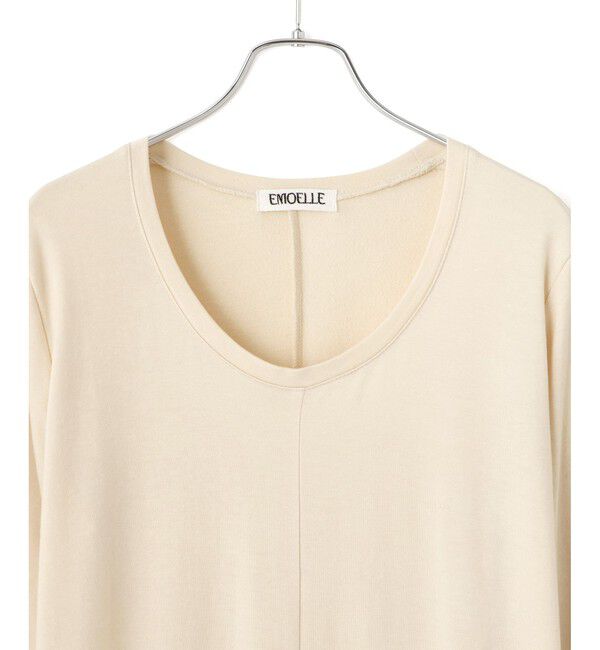 ADAM ET ROPE'「【EMOELLE】ミニ裏毛ワンピース」|ワンピース|