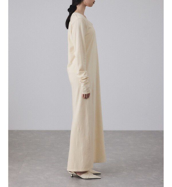 ADAM ET ROPE'「【EMOELLE】ミニ裏毛ワンピース」|ワンピース|