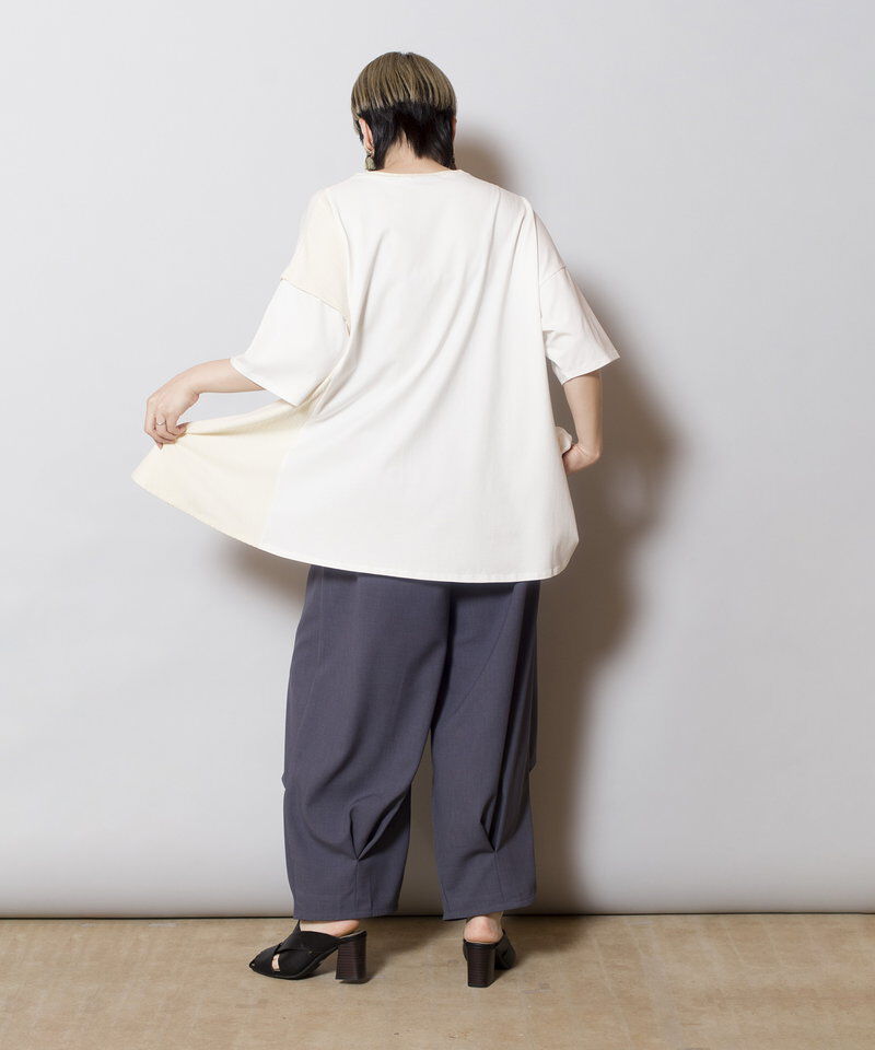  「バインダー切替Tシャツ」|Tシャツ・カットソー|