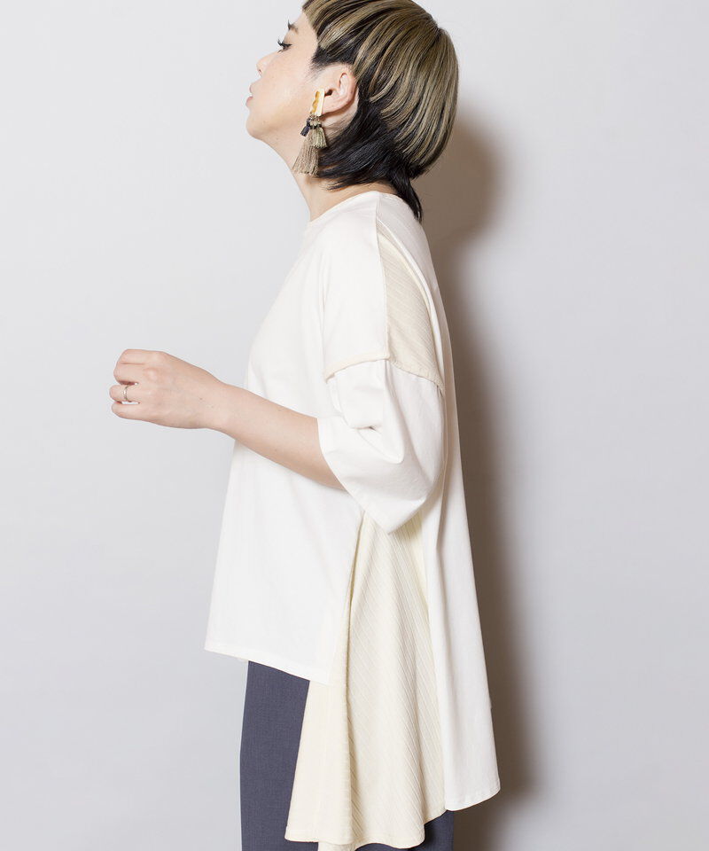  「バインダー切替Tシャツ」|Tシャツ・カットソー|