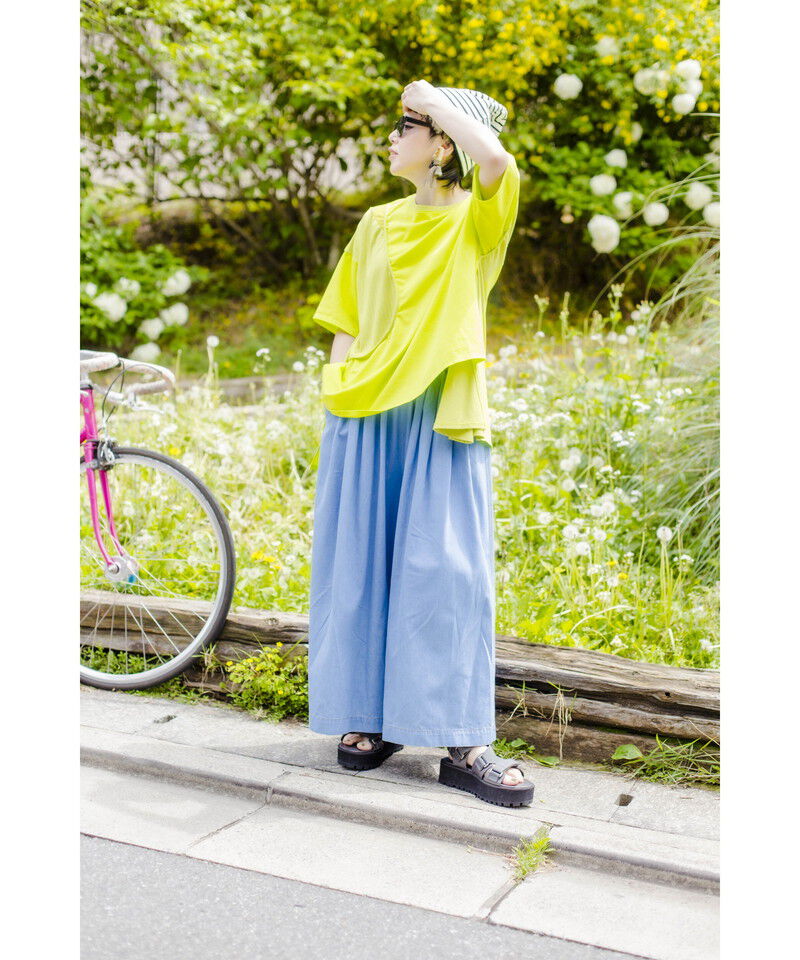  「バインダー切替Tシャツ」|Tシャツ・カットソー|