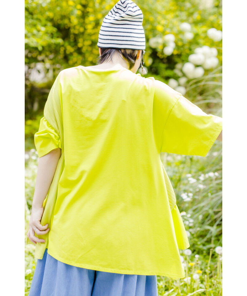  「バインダー切替Tシャツ」|Tシャツ・カットソー|