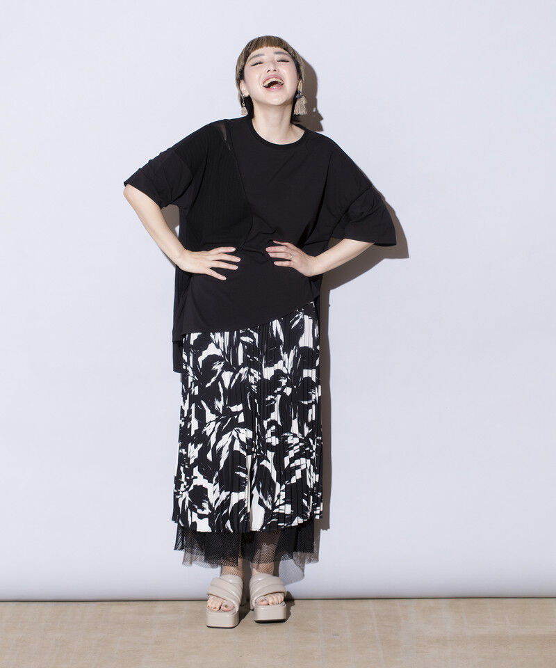  「バインダー切替Tシャツ」|Tシャツ・カットソー|