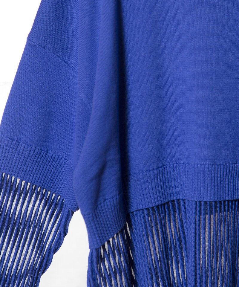  「ストライプヘムニットプルオーバー」|ニット・セーター|