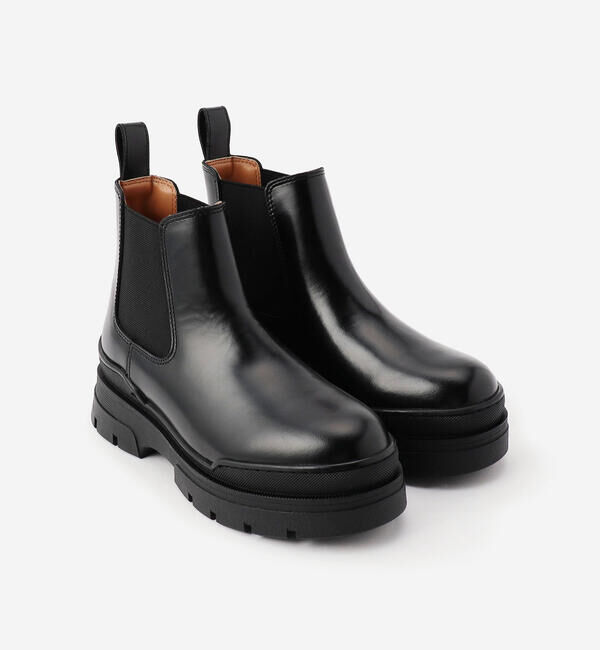 ORCIVAL「ORCIVAL | レザー サイドゴアブーツ WOMEN」|ショートブーツ|BLACK